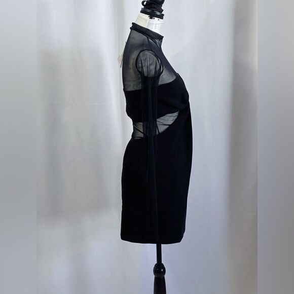 A.L.C. Rita High-Neck Mesh Minidress size 4 - Picture 8 of 13
